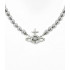 Колье Vivienne Westwood Olimpia Pearl choker (Dark Grey)