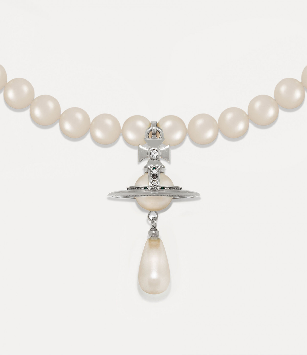 Колье чокер Vivienne Westwood One-Row Pearl Drop