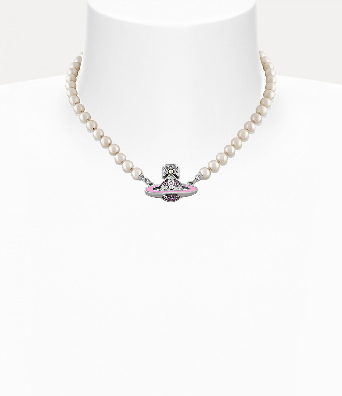 Колье Vivienne Westwood Roxanne Pearl choker (pink)